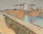 Vincent Van Gogh The Langlois Bridge at Arles with Road alonside the Canal (nn04) Spain oil painting artist